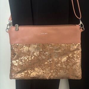 Pixie Mood Rose and Metallic Crossbody Bag